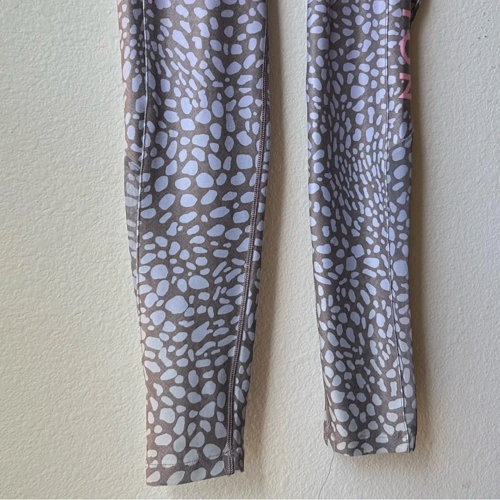 Peloton X WITH Nala Riverstone High Waist Leggings Pockets Mesh Detail Sz S